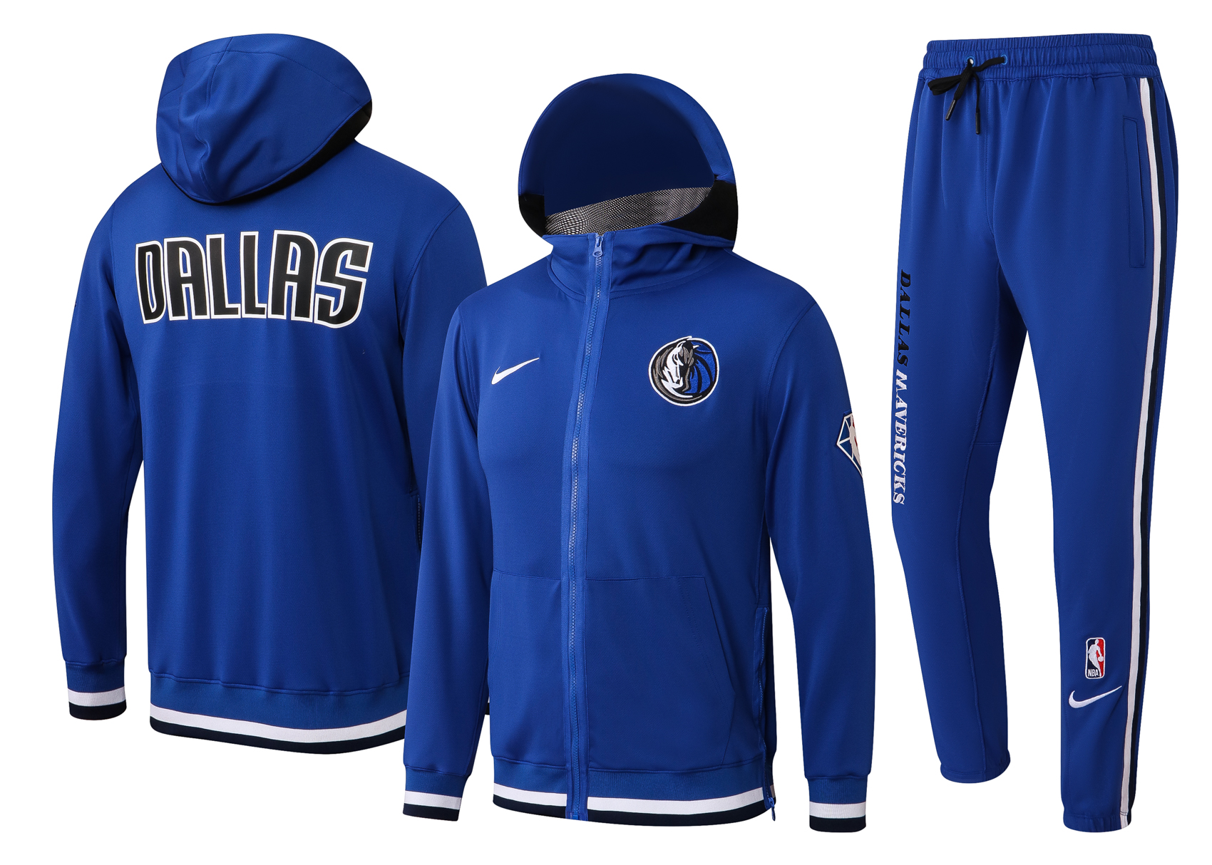 Men Dallas Mavericks blue  2024 NBA Nike Training suit->toronto raptors->NBA Jersey